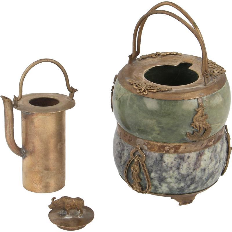Jade/nefrieten Trekpotje