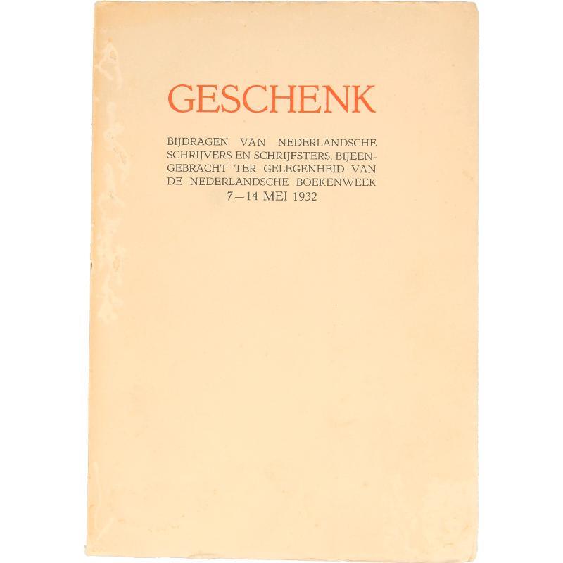 Boekenweek geschenk 1932
