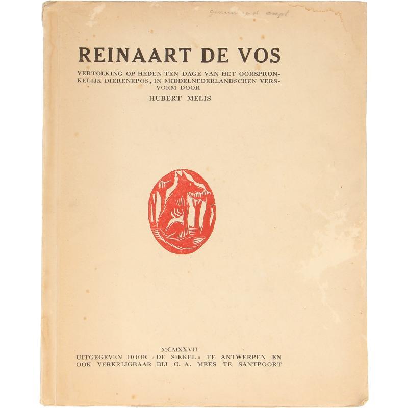 Reinaart de Vos, gesigneerd door Hubert Melis