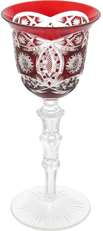 Boheems glazen wijnglas