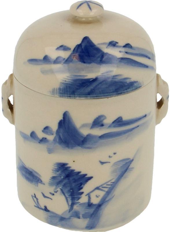 Chinees porseleinen rijstpotje