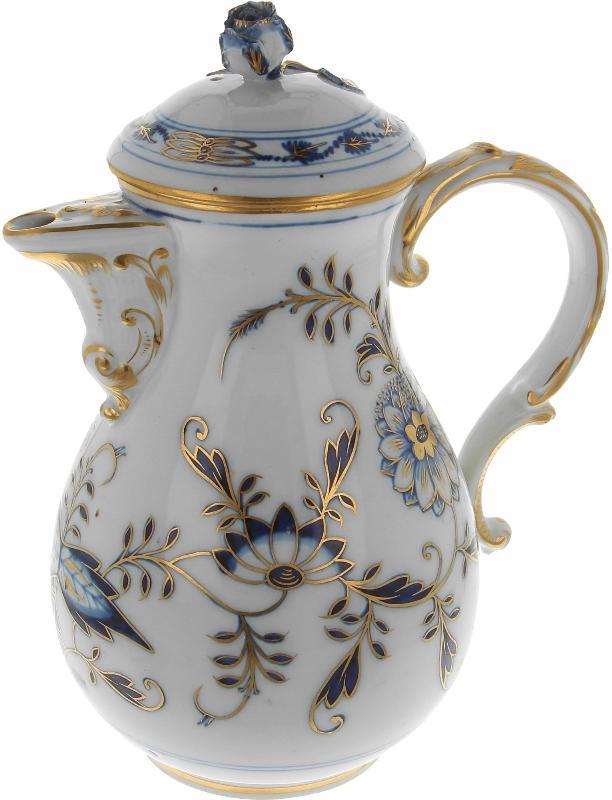 Meissen "Blue Onion" koffiepot