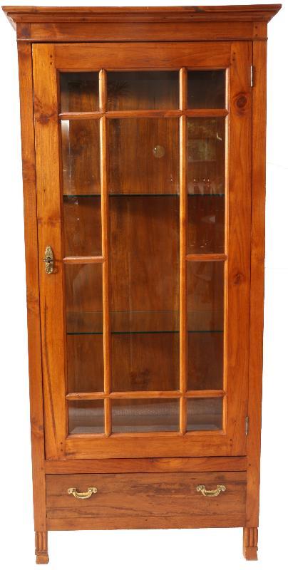Vitrine kast met lade
