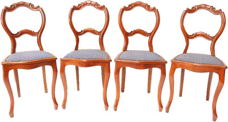 Lot (4x) eetkamerstoeltjes
