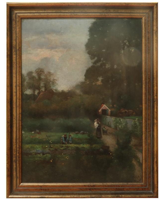 Gesigneerd Pieter Oyens (1842-1894)