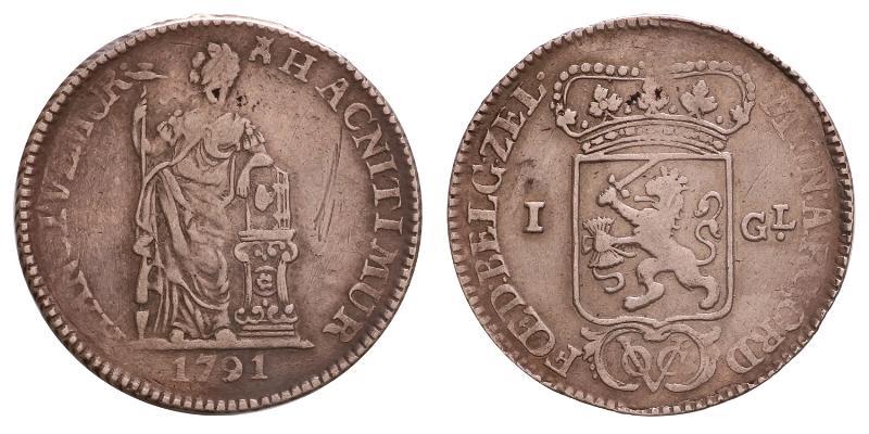 V.O.C. Zeeland Gulden 1791.