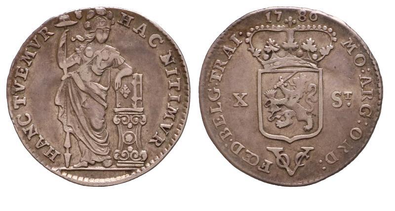 V.O.C. Utrecht X Stuivers 1786.