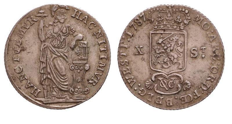 V.O.C. West- Friesland X Stuivers 1787.