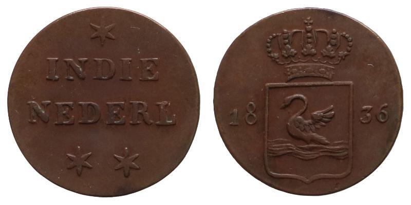 Nederlands-Indië. Zwaantjesduit 1836.