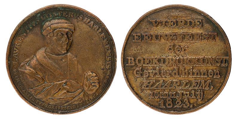 1823. Vierde eeuwfeest Laurens Jz. Coster.
