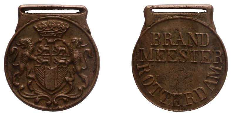 Z.J. Rotterdam. Draagteken Brandmeester.