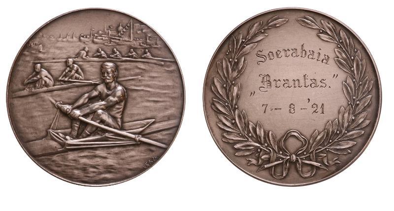 1921. Soerabaia. Algemene prijspenning roeien.