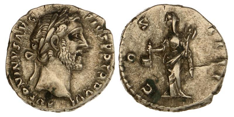 Antoninus Pius. 138-161. Denarius.