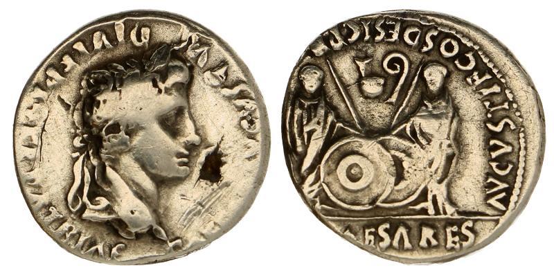 Augustus. 27BC- 19AD. Denarius.