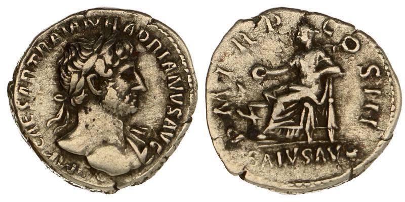 Hadrian. 117-138. Denarius cf.