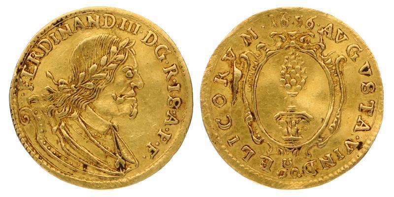 Germany. Augsburg Ferdinand III. Ducat 1656.