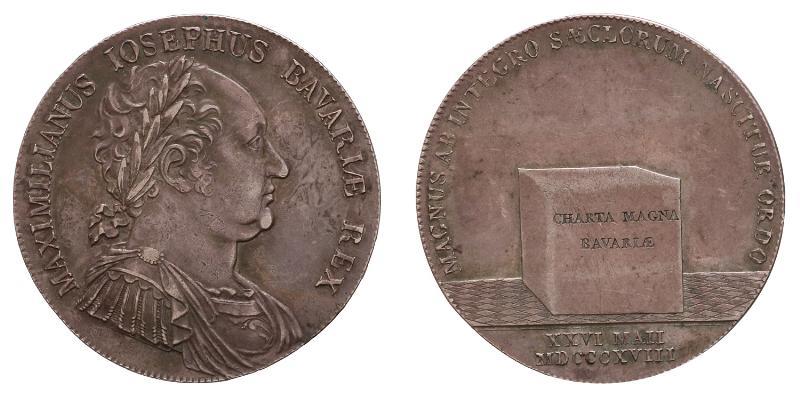 Germany. Bavaria, Maximilian I. Thaler 1818.