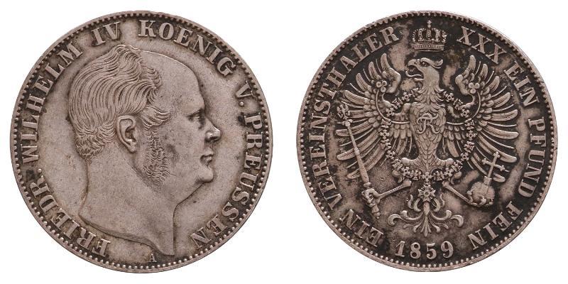 Germany. Prussia. Thaler 1859 A.