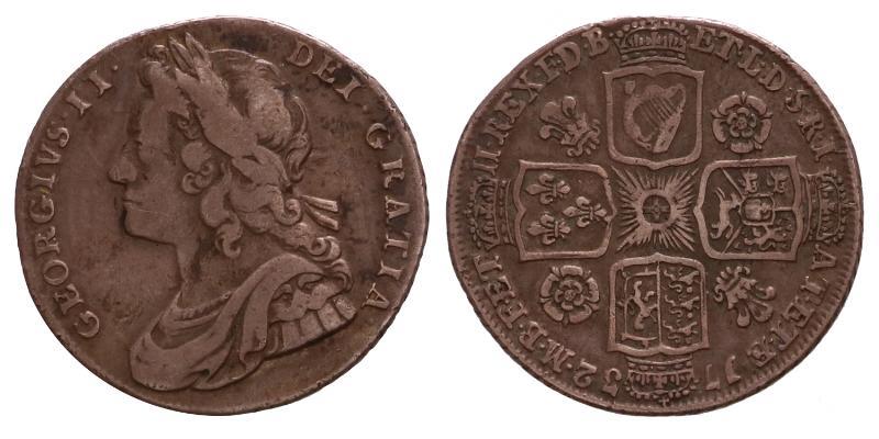 Great Britain. George II. Shilling 1732.