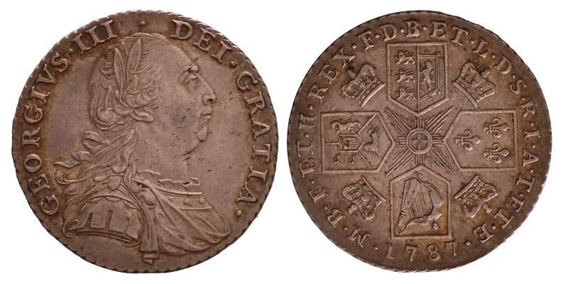 Great Britain. George III. Shilling 1787.