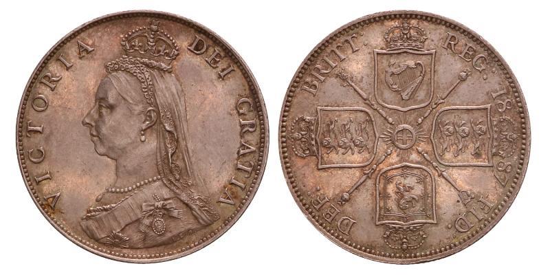 Great Britain. Victoria. Florin 1887.