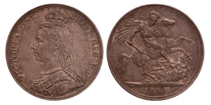 Great Britain. Victoria Crown 1890.