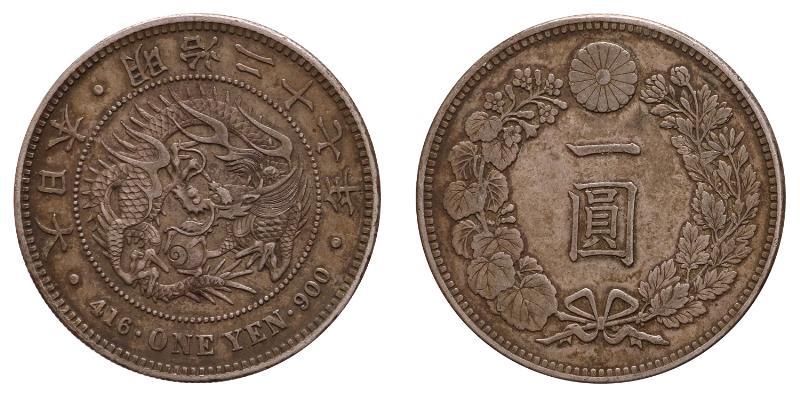 Japan. Yen 1894. year 27.