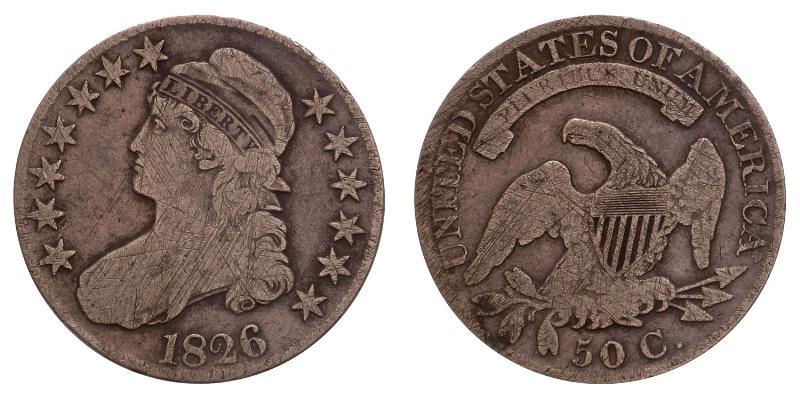 USA. Half Dollar 1826.