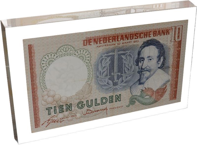Nederland. 10 gulden. Bankbiljet. Type 1953. Hugo de Groot. - Zeer Fraai / Prachtig.