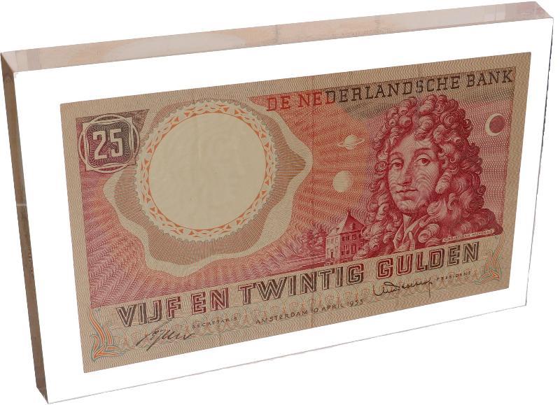 Nederland. 25 gulden. Bankbiljet. Type 1971. Huygens. - Zeer Fraai / Prachtig.