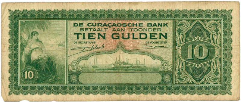 Curaçao. Lot diversen. 10 gulden. Type Diversen. - Fraai.