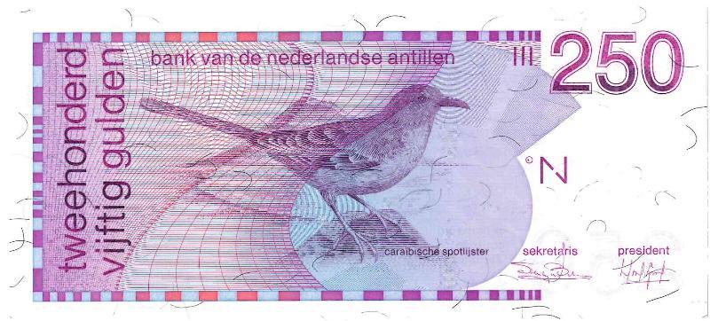 Nederlandse Antillen. Lot diversen. 250 gulden. Type Diversen. - UNC.