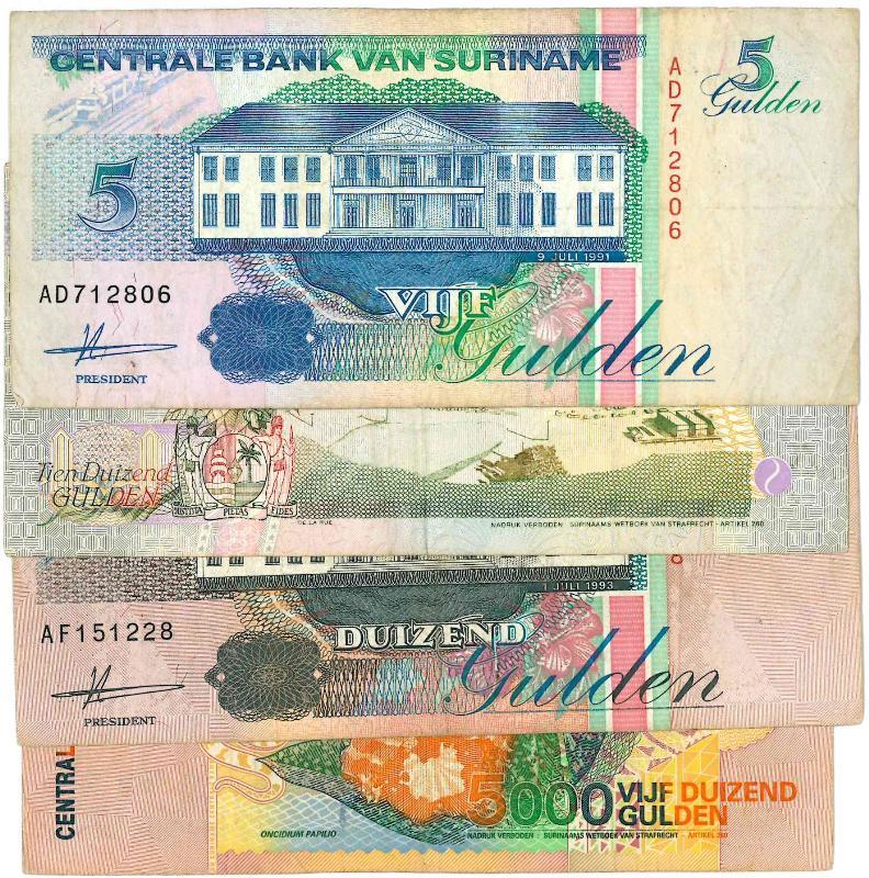 Suriname. Diversen. Bankbiljet. - Zeer Fraai.