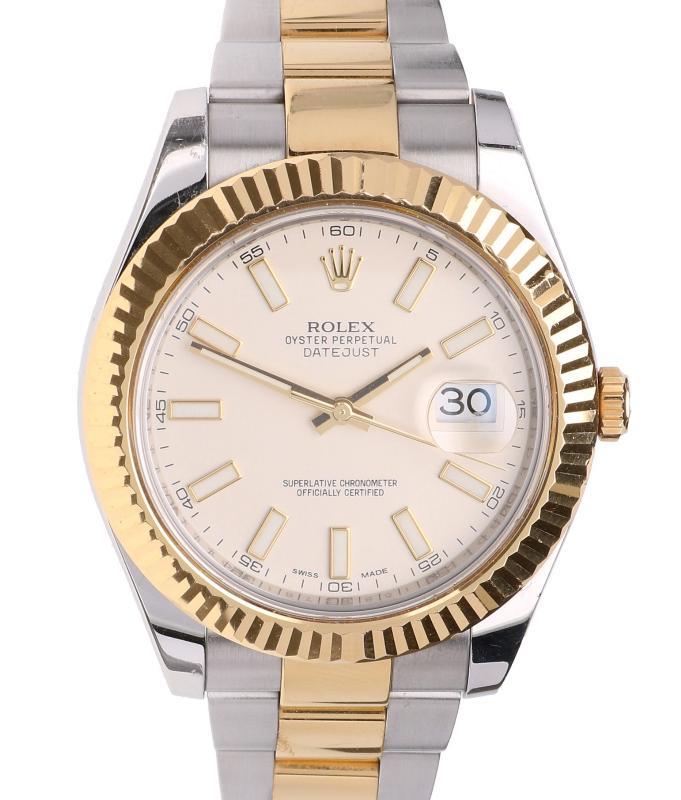 Rolex Oyster Perpetual Datejust Two Tone - Herenhorloge - Automaat