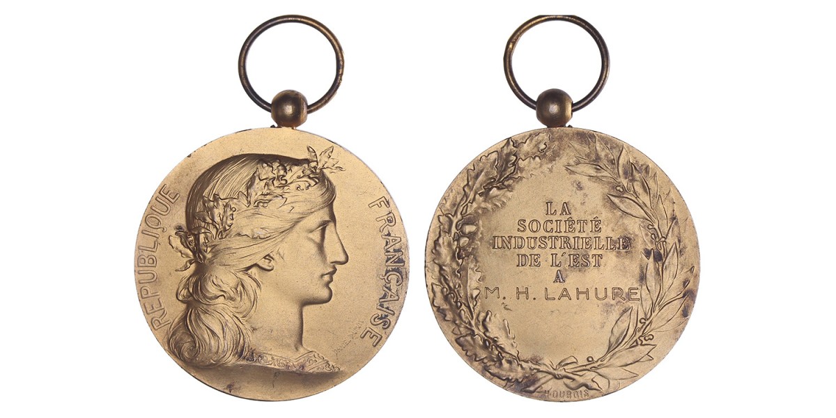 N.D. France. Price medal la societé Industrelle de l'Est.