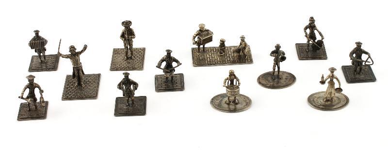 Lot: Zilveren Miniaturen (12x)                                                                                                                                                                                                                                 