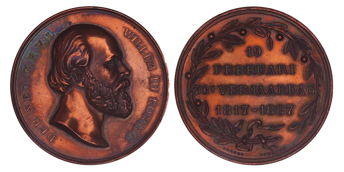 1887. Nederland. Verjaardag Willem III.