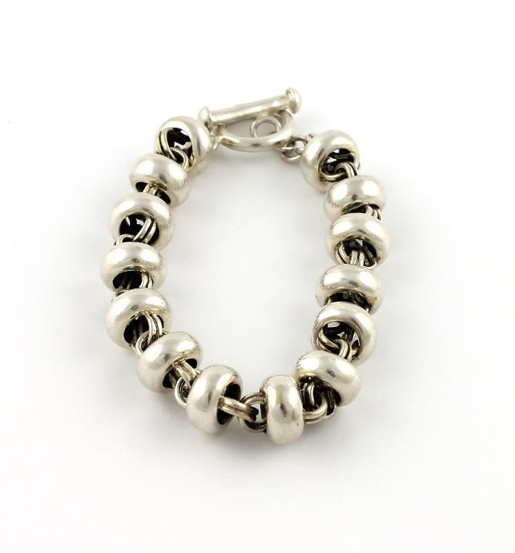 Zilveren Armband Met Schakels                                                                                                                                                                                                                                  