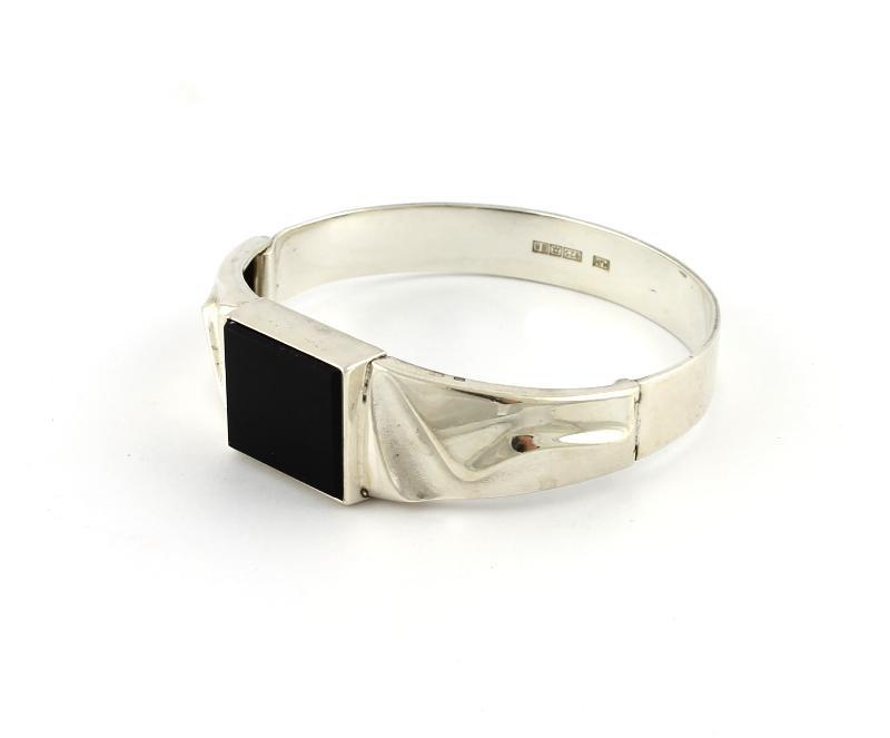 Zilveren Armband Met Onxy                                                                                                                                                                                                                                      