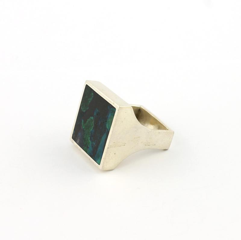 Zilveren Ring Met Natuursteen                                                                                                                                                                                                                                  