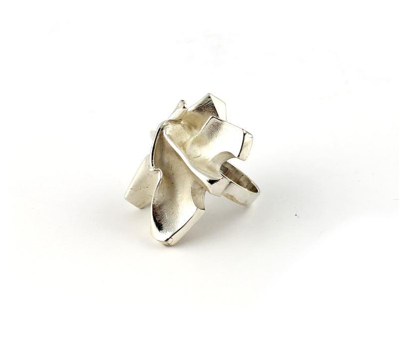 Zilveren Ring Kunstzinning                                                                                                                                                                                                                                     