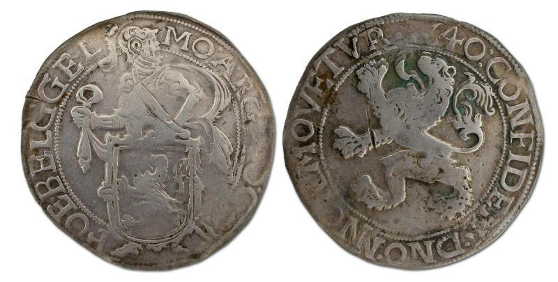 Leeuwendaalder Gelderland 1640. Zeer Fraai -.                                                                                                                                                                                                                  