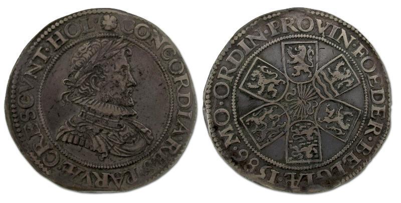 Leicesterreaal Holland 1586. Zeer Fraai +.                                                                                                                                                                                                                     