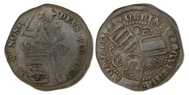 Daalder van 30 stuiver West Friesland 1685. Fraai / Zeer Fraai.                                                                                                                                                                                                