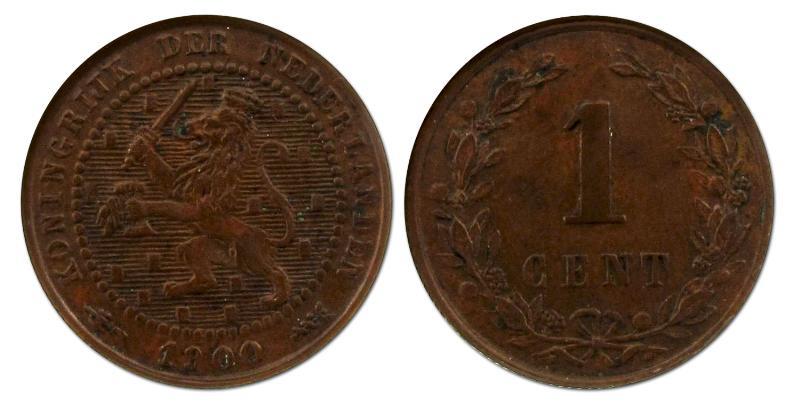 1 cent Wilhelmina 1900. FDC.                                                                                                                                                                                                                                   