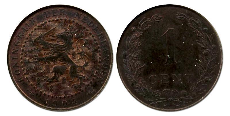 1 cent Wilhelmina 1904. Prachtig / FDC.                                                                                                                                                                                                                        