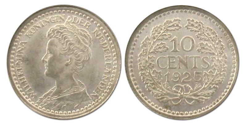 10 cent Wilhelmina 1925. FDC.                                                                                                                                                                                                                                  