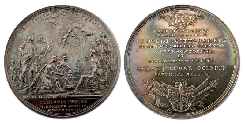 1737. Huwelijk A. Citters met S. J. Ockerse.                                                                                                                                                                                                                   