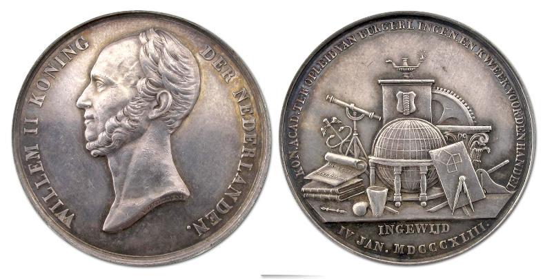 1843. Oprichting  Kon. Academie ter opleiding van  burgerlingen etc.                                                                                                                                                                                           