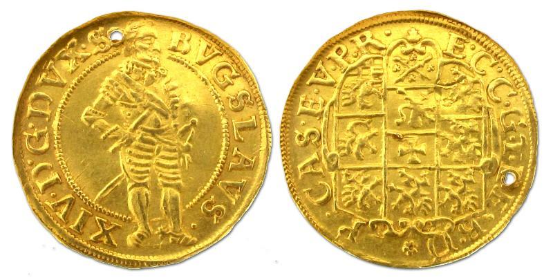 Duitsland. Pommeren  Bogislaus XIV, 1620 - 1637. Goldgulden z.j.                                                                                                                                                                                               